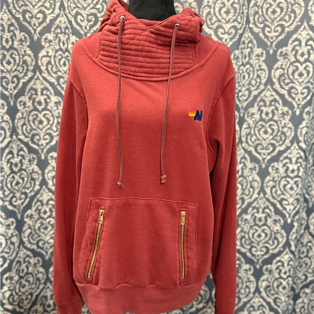 Iconic Aviator Nation Ninja Pullover Hoodie with Embroidered Logo